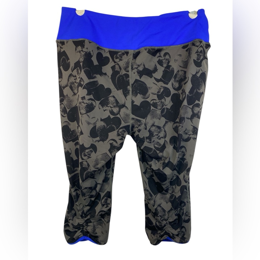 Torrid Active Blue And Black Patterned Workout Le… - image 3